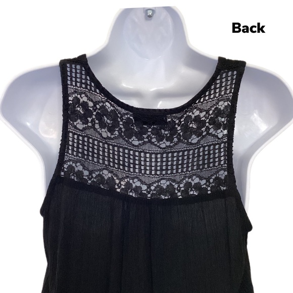 Joe B by Joe Benbasset Romper Black Lace Back Rayon - Picture 2 of 12